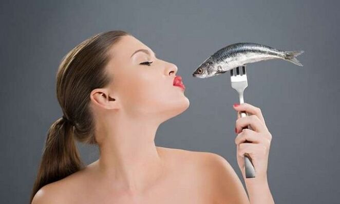 Eating raw fish